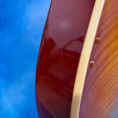 Edwards by ESP E-LP 2000s Flame Top Cherry Sunburst Made in Japan Les Paul image 11