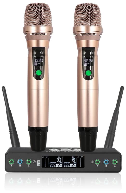Singtronic UHF-450Pro Professional Digital 2 x UHF Wireless Microphone System 900Mhz image 1