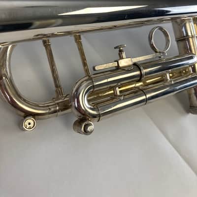 Getzen 700 Eterna II Bb Trumpet – Silver Plated – Intermediate Model – Excellent Used Condition – w/ Case SM#3593 image 9