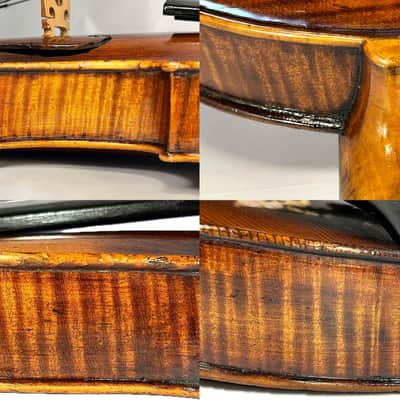VINTAGE / OLD / ANTIQUE 16” Viola + Solid Case - Deep Resonant Tone | Master Setup | Free Worldwide Shipping - Youtube Videos ビオラ 中提琴 image 7
