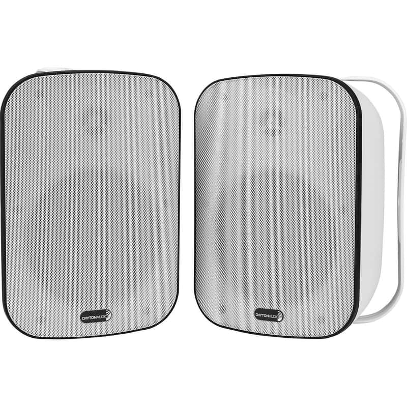 Dayton Audio - IO65XTW - 6-1/2" IP66 Outdoor 2-Way Speakers 8Ω - Pair - White image 1