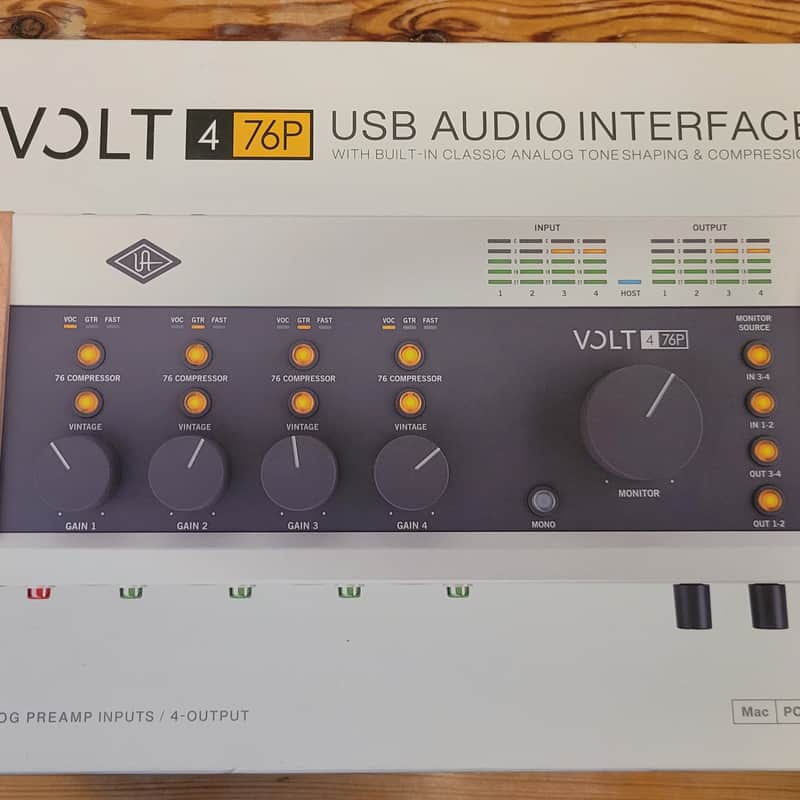 2022 – Present Universal Audio Volt 476P USB-C Audio Interface…