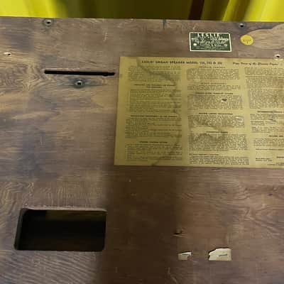 Leslie 122 Speaker for Hammond Organ / B3 C3 A100 image 11