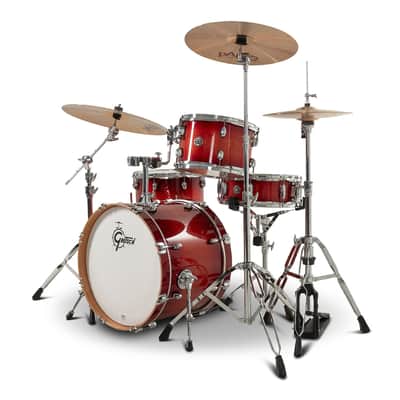 Gretsch Catalina Club Fusion Drum Kit Shell Pack, Gloss Crimson Burst image 2