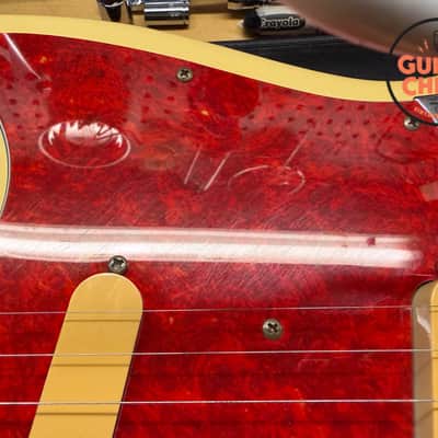 1995 Fender Japan MIJ MG69 '69 Mustang Vintage White FujiGen Tweed HSC image 14