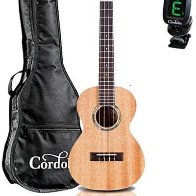 Cordoba 15TM Tenor Ukulele Mahogany - with Cordoba Gig Bag and Cordoba Tuner image 1