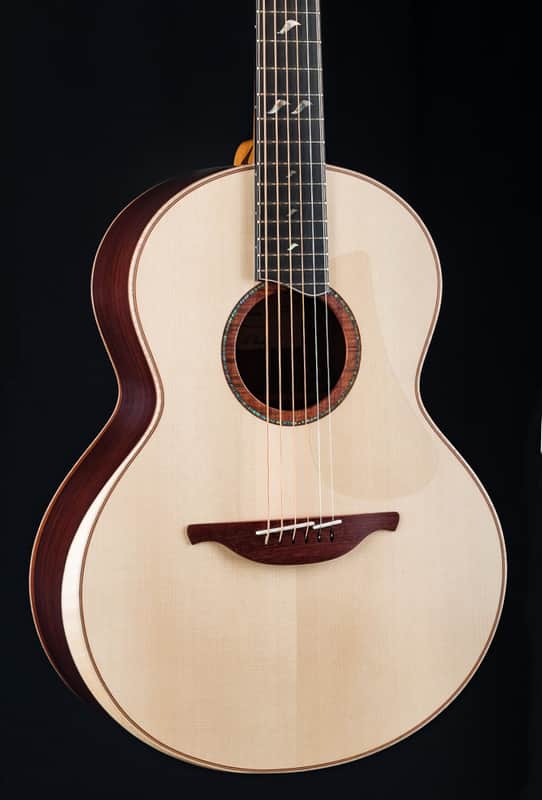 Lowden S-50 Madagascar Rosewood and Adirondack Spruce with Bevel and Leaf Inlays Used (2023) image 1