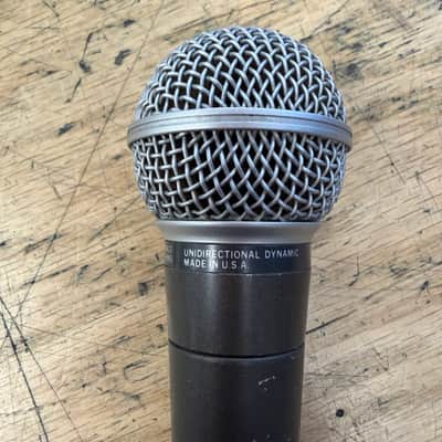 Vintage Shure SM58 Dual Impedance 50 & 150 OHMS Unidirectional Dynamic Mic Microphone with Clip & Bag Made in the USA image 4