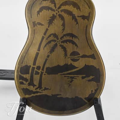 National Style O Ukulele Antique Brass image 8