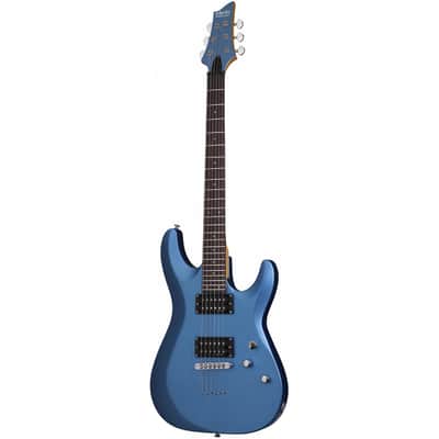 Schecter C-6 Deluxe - 6-String Electric Guitar - Satin Metallic Light Blue Finish image 9