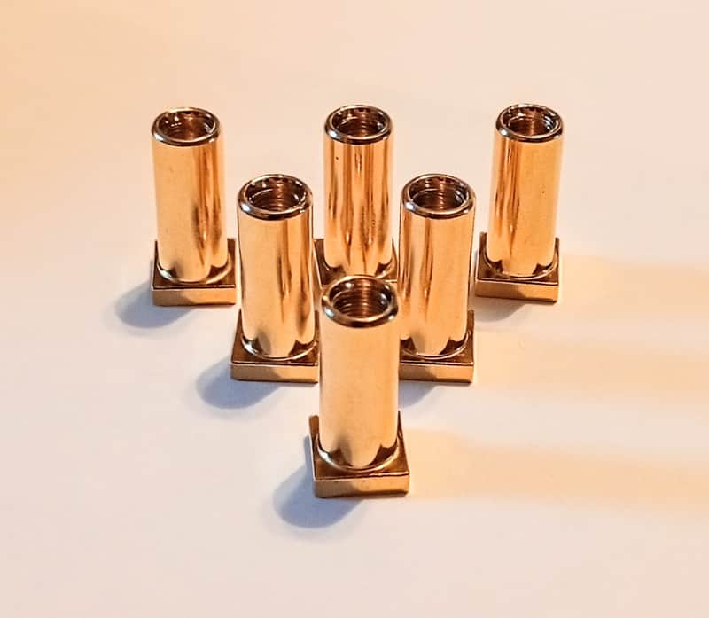 DW (drum workshop) GOLD SWIVEL NUTS LOT OF 6 TP50- FREE SHIP TO C-USA!