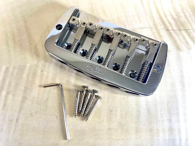 Genuine G&L Bridge Bass 5 string Chrome image 1