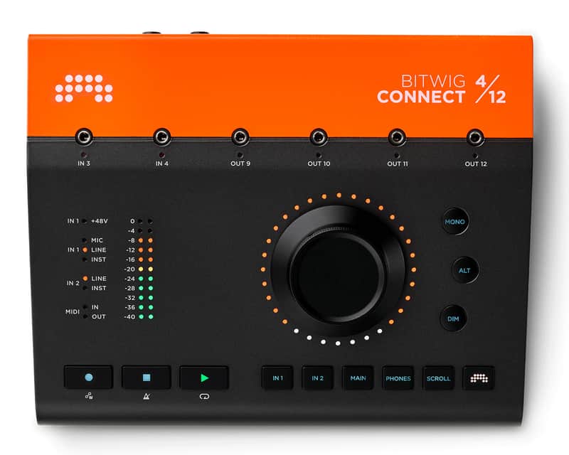 Bitwig Connect 4/12 4‑in/12‑out CV & MIDI‑Enabled Audio Interface for Eurorack image 1