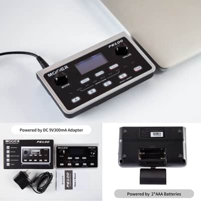 MOOER PE100 Portable Depstop Guitar Multi Effects Headphone Amp Pedal Practice Tool with Drum Machine, TAP Tempo image 5