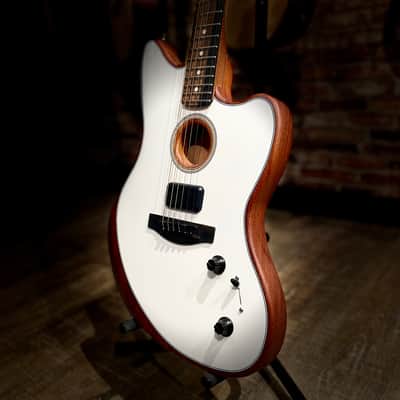 Fender Acoustasonic Jazzmaster White image 1