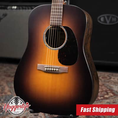 Martin D-X2E Dreadnought Acoustic/Electric Guitar - Ziricote Burst with Gig Bag image 1