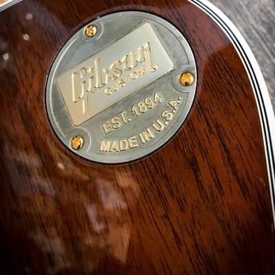Gibson Custom Shop Les Paul Custom Burl Maple Limited Edition Electric Guitar Natural image 16