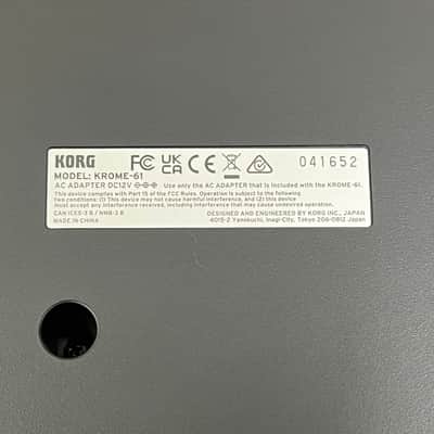Korg Krome EX61 Music Workstation Keyboard; Serial No: 41652 | Ex Demo image 14