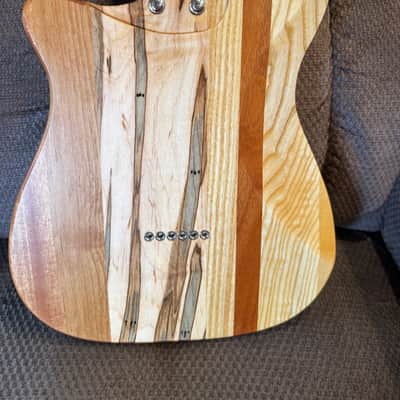 150 yr old Iowa farmhouse siding Topped Thinline Telecaster - Rubio Monocoat - Custom Pickups image 4