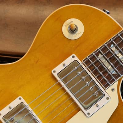 Minty! 2021 Gibson Custom 1958 Historic Reissue Les Paul M2M Electric Guitar Lemonburst + COA OHSC image 3