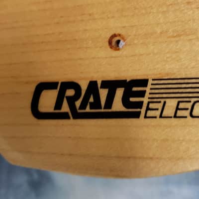 Used Crate Electra Strat Style Electric Guitar Project Neck Logo Nut image 4