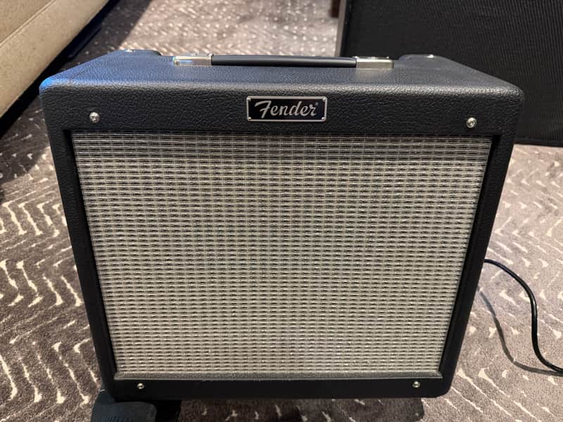 Fender Blues Junior 15-Watt 1x12" Tube Guitar Combo 2002 - Black image 1