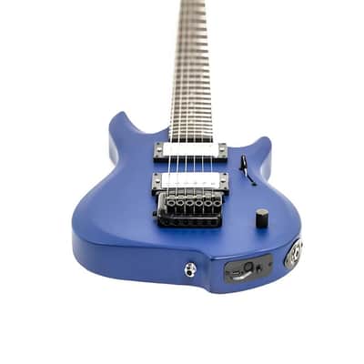 Jamstik Studio MIDI 24-Fret Headless Guitar w/ MIDI Out, Matte Blue image 2