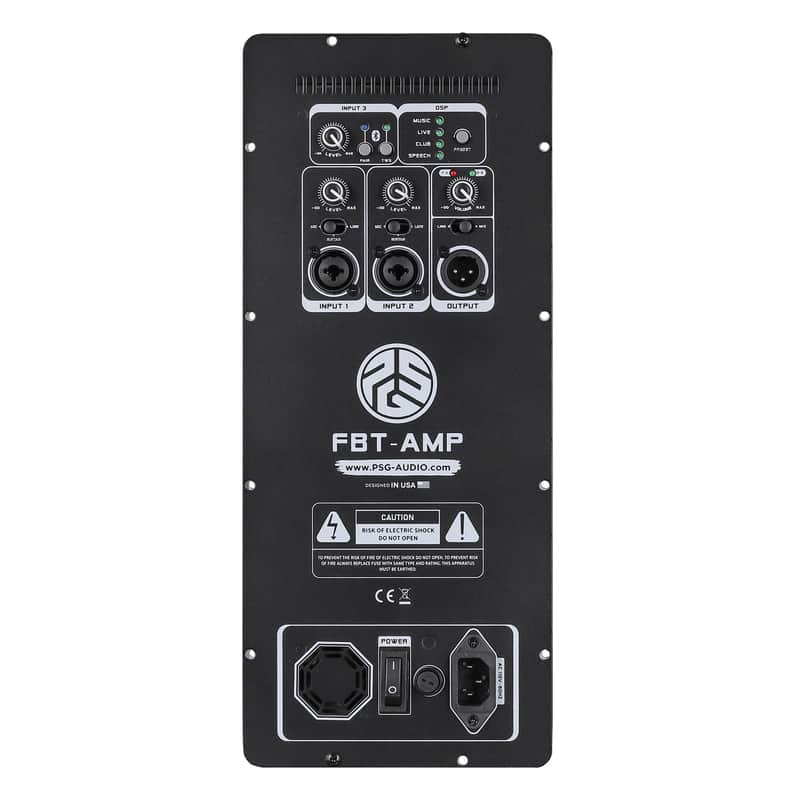 PSG Audio FBT-AMP Power Amplifier - 400W (100W @ 8Ω + 300W @ 4Ω) (Replacement for FBT X-Lite Series) image 1