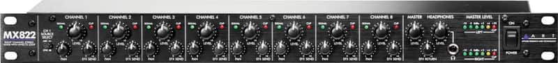 ART MX822 8-Channel Stereo Mixer w/ Effects image 1