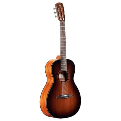 Alvarez Model AP66 Solid Top Acoustic Parlor Size Guitar, Shadowburst Finish image 4