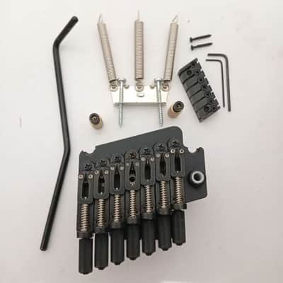Tremolo FF Bridge Headless Multiscale Guitar 7 String - Black image 1