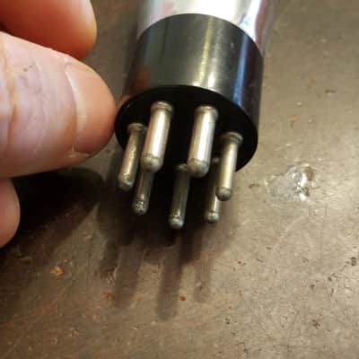 RCA ONE (1) 6E7 Pentode Antique tNOS TESTED Vacuum Tube Smoked Glass Audio 1932-1939 image 5