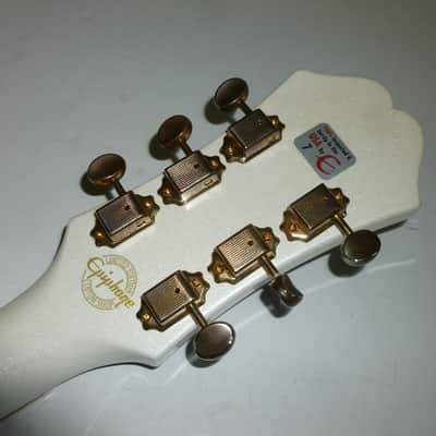 Epiphone Riviera P93 PW Limited Edition Custom Shop 2001 Pearl White image 3