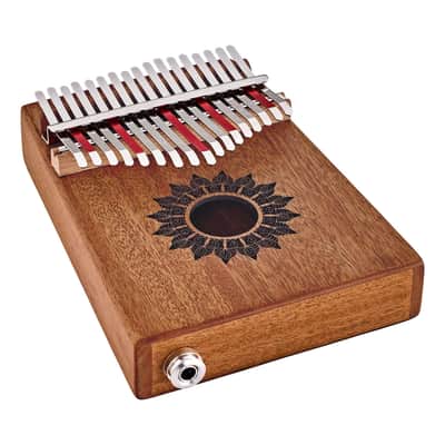 Meinl Sonic Energy Soundhole Kalimba with Pickup, 17 Notes, C Major, Mahogany image 2