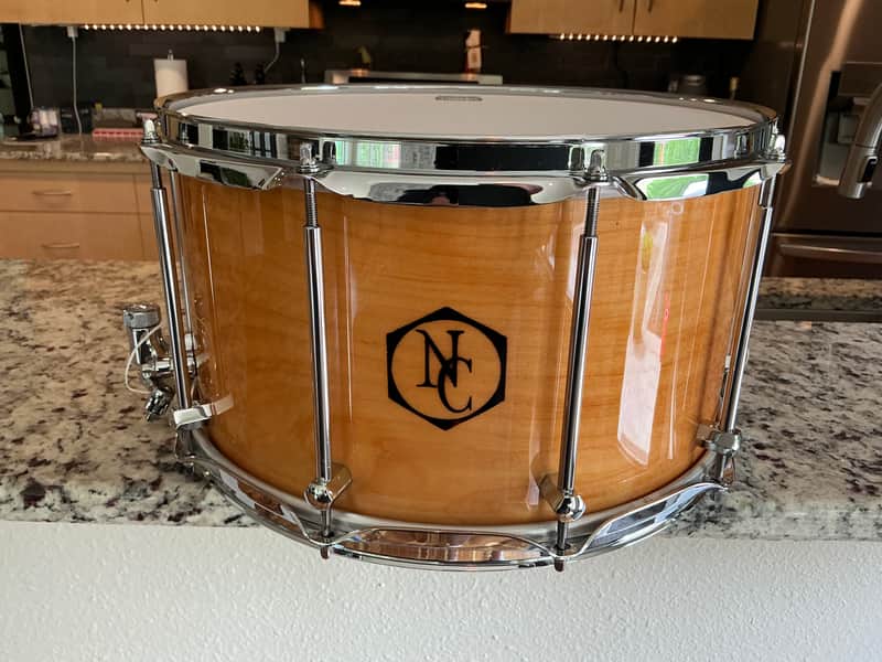 Noble and Cooley 8x14 Steam Bent Solid Maple Shell Snare - Lacquer image 1