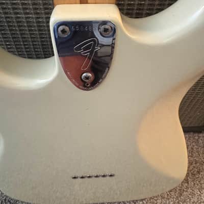 Fender Stratocaster with 3-Bolt Neck, Maple Fretboard 1971 - 1977 - Olympic White image 7
