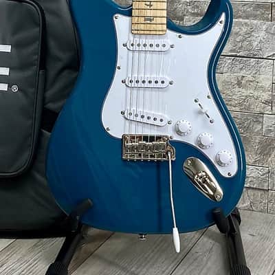 PRS #112108::6J: SE Silver Sky Maple Neck, Nylon Blue with Gig Bag image 2