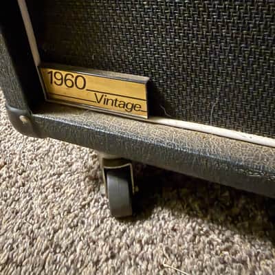 Marshall 1960AV Vintage 280-Watt 4x12" Angled Guitar Speaker Cabinet 1990 - Present - Black image 2