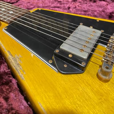 Gibson Custom Shop Master Artisan Collection Leo Scala Classic Black Flying V 2022 Korina image 9