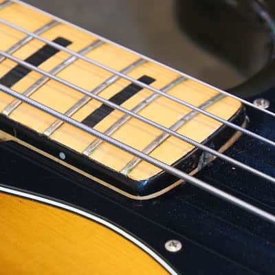Fender 1973 Jazz Bass, Black-Block Markers, 3-Color Sunburst (Pre-Owned) image 6