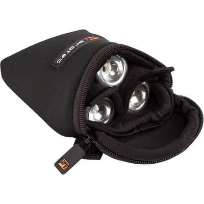 Protec N219 Neoprene 3-Piece Trumpet Mouthpiece Pouch - Black image 2