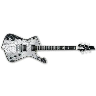 Ibanez Paul Stanley Signature Series PS1CM Electric Guitar, Bound Ebony Fretboard, Chrome image 1