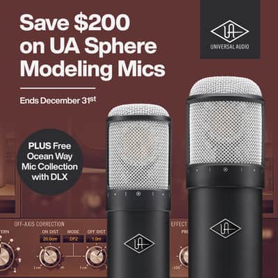 Universal Audio Sphere LX  Large Diaphragm Modeling Microphone 2023 - Present - Black image 2