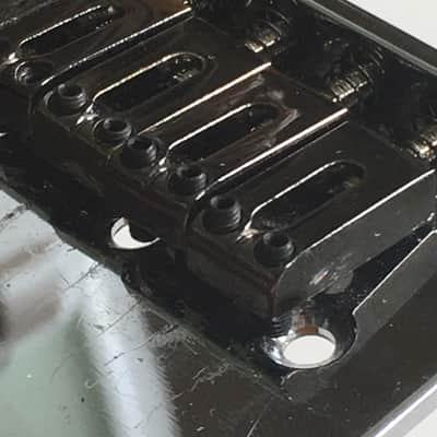 Custom Fender NOS Relic Style Electric Guitar Six Black Nickel Saddles Bridge Humbucker image 16