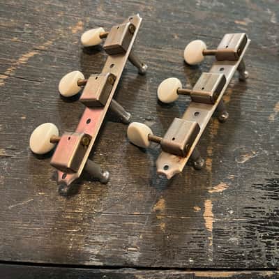 Kluson Vintage tuners with new white buttons  1953-1956 - NI image 1