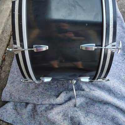Ludwig 14x28 Virgin Bass Drum 1970's - Black Wrap image 4