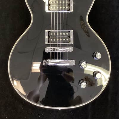 Burny Black Les Paul Custom John Sykes Signature image 2