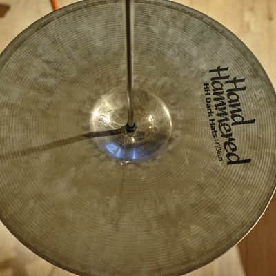 Sabian 14" HH Hand Hammered Dark Hi-Hat Cymbals (Pair) 2005/06 image 8