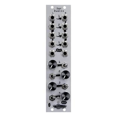 Noise Engineering Xer Dualis Eurorack Stereo Mixer Module (Silver) image 2