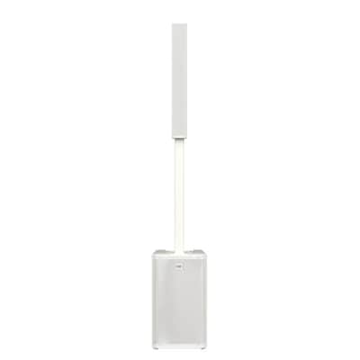 2x RCF EVOX-J9 White Active 2100w 12" Three-way Column Array White + XLR Cables image 3